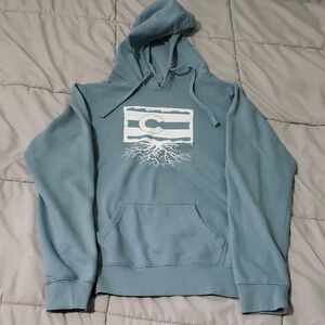 Cozy Blue Graphic Hoodie